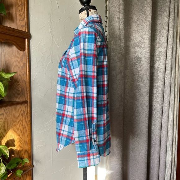 Rqqba Flannel Shirt Women’s Size Medium - Picture 6 of 9